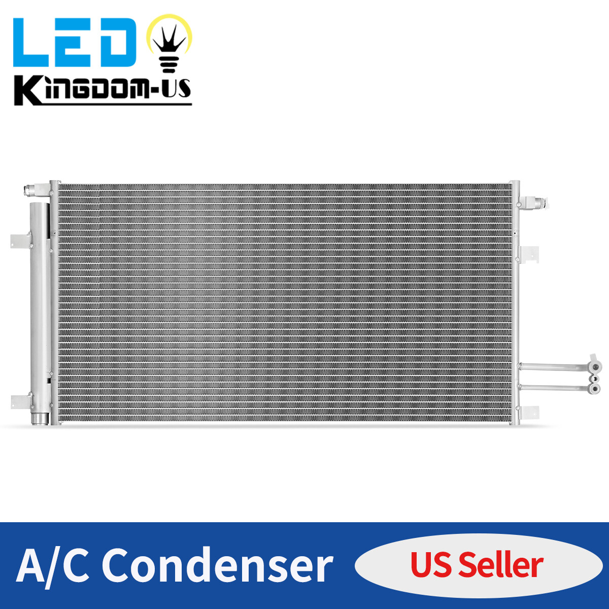 AC Condenser For 14-18 Chevy Silverado GMC Sierra 1500 / 15-20 Suburban 5.3 6.2L