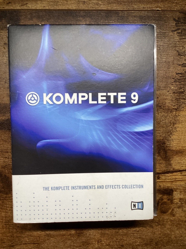 Komplete 9 Native Instruments & Effects Collection 12 Discs No Serial Number