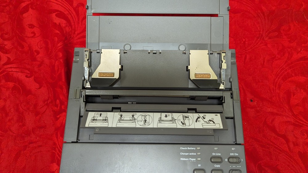 Mannesmann Tally Mobile Writer Printer PS With Power Supply Untested
