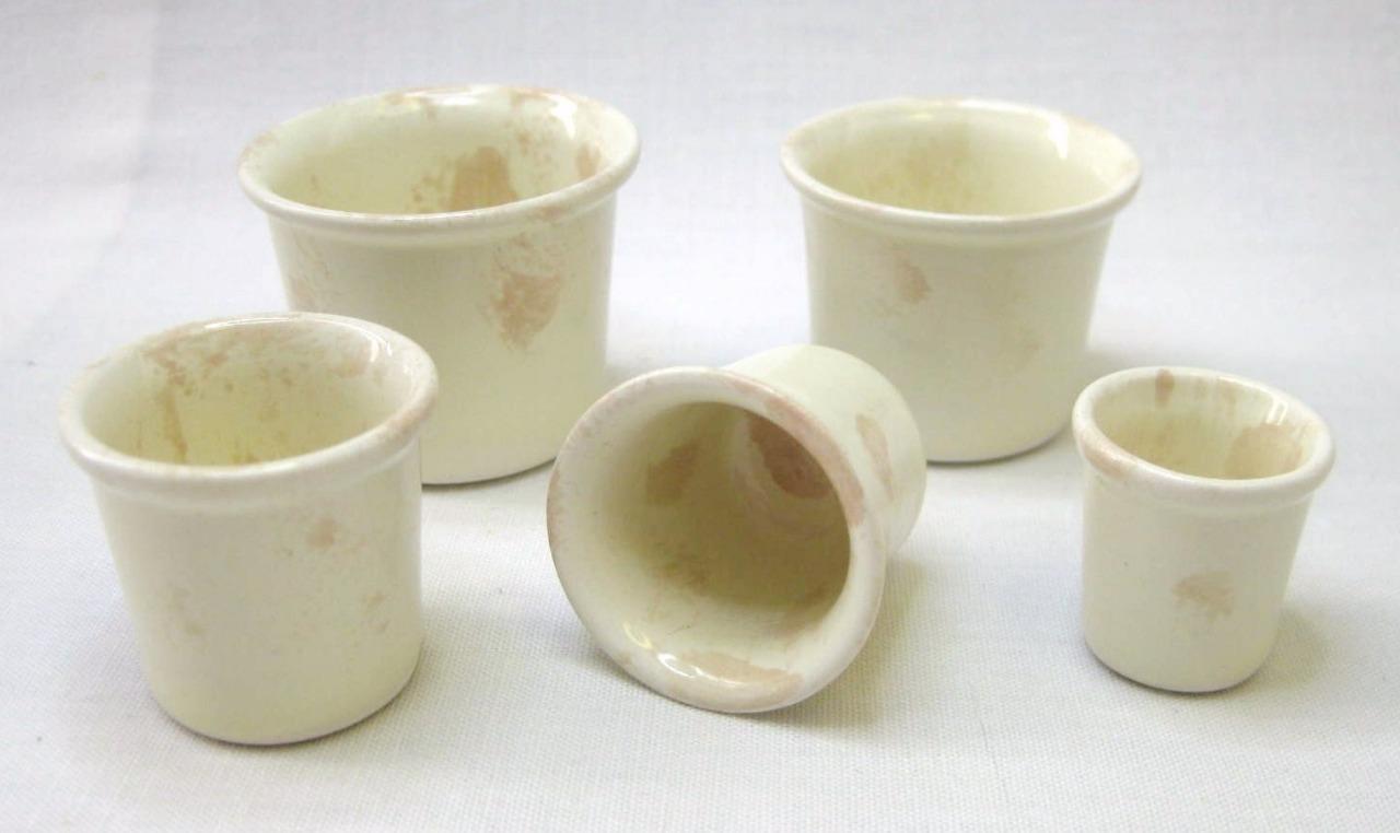 5 Black China Inkwell inserts Porcelain inkpot liners Choose Any 5 From 11 sizes