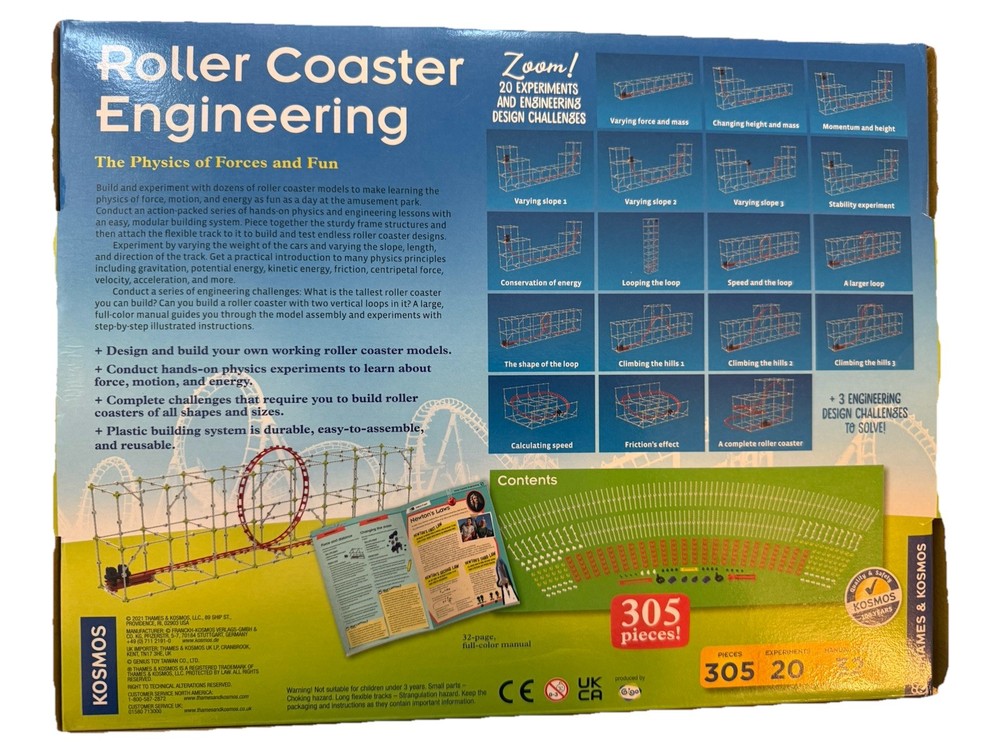 Thames & Kosmos Roller Coaster Engineering