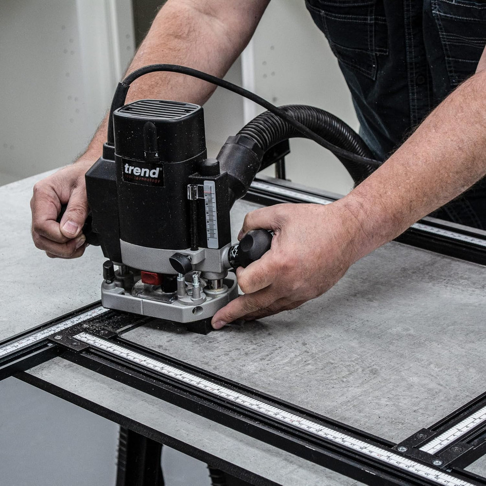 Varijig Adjustable Router Template System, Precision Frame for Rectangular Reces