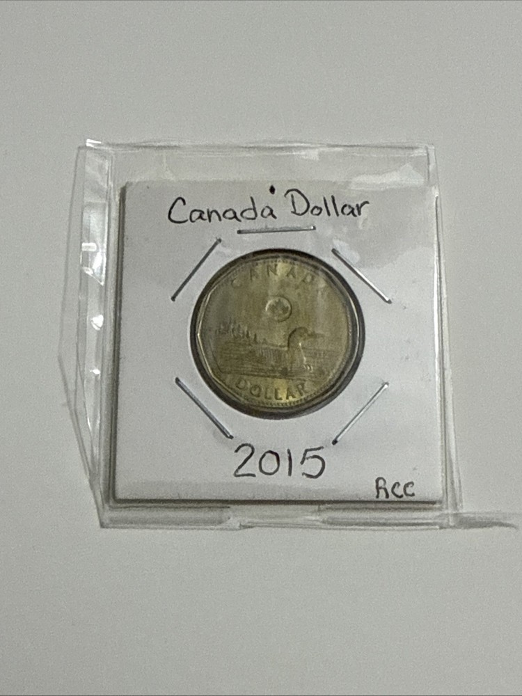 2015 CANADA proof loon dollar from set Good Shape In Case