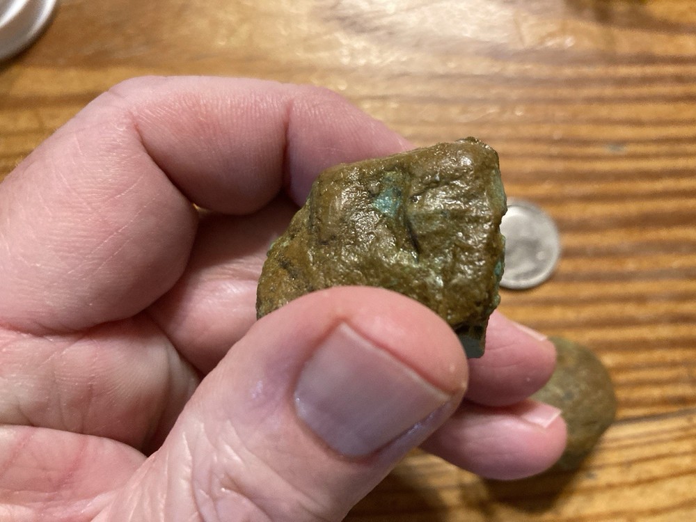 Turquoise Nugget #8 Mine Stabilized 66 Grams Split 330 Carats