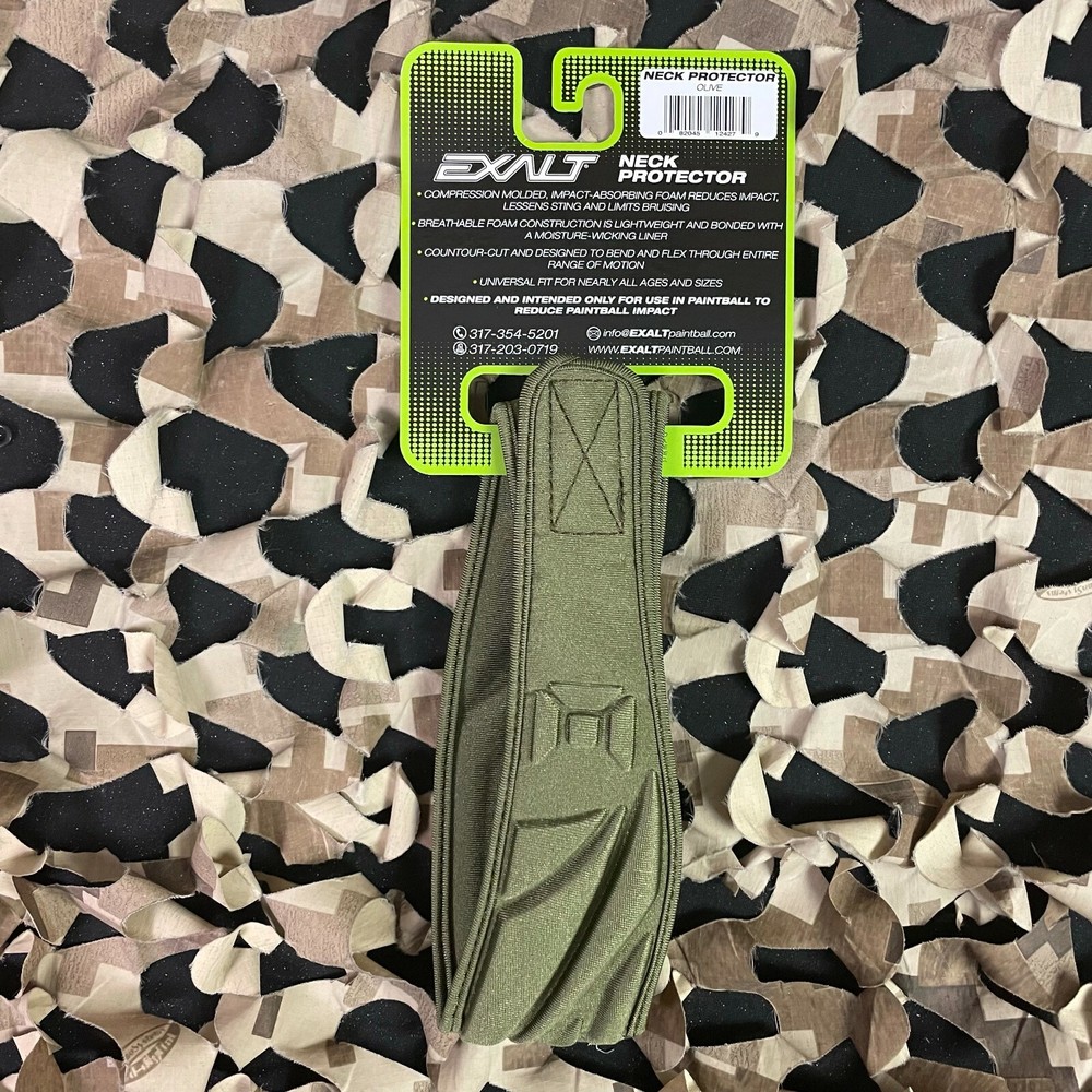 NEW Exalt Paintball Neck Protector - Olive