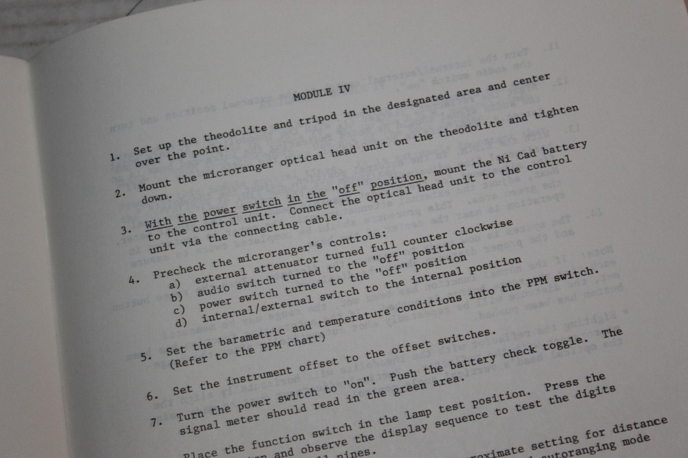 Self Study Guide In EDM Electronic Distance Measuring Systems Vintage Booklet
