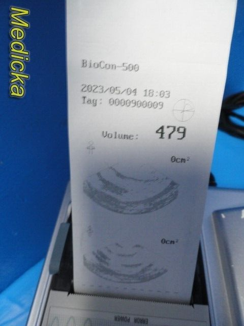 2016 MCube Technology Biocon-500 Bladder Scanner W/ Power Supply & Probe ~ 31277