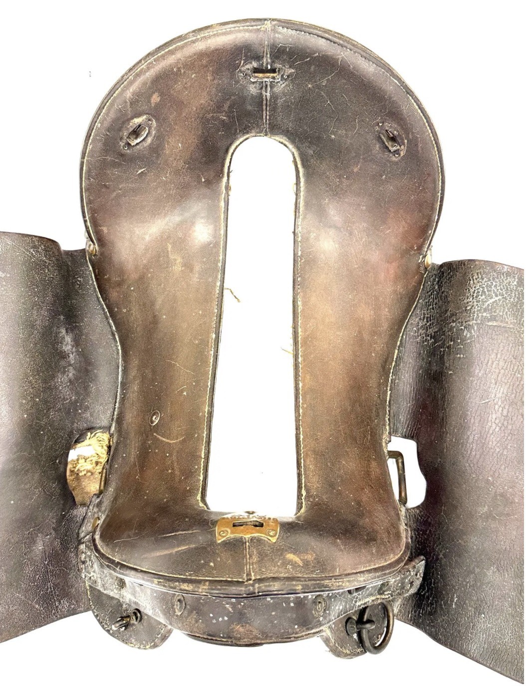 WWI McClellan-Style Military Leather Horse Saddle – 11.5” Seat | Brown