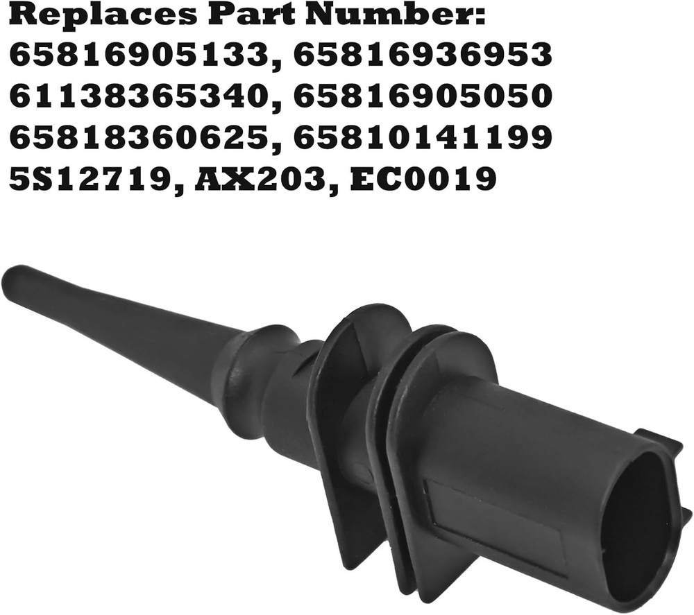 BMW Ambient Air Temperature Sensor with Connector Plug Replacement