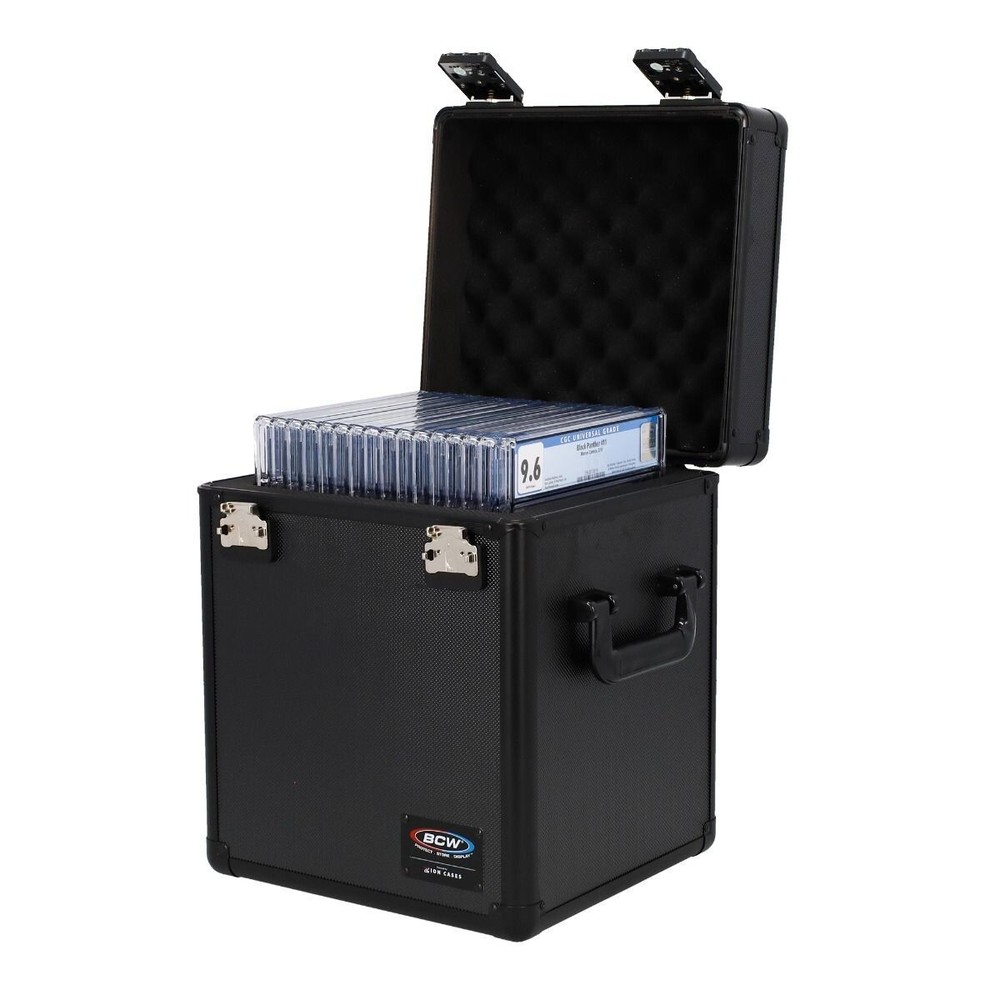 BCW Graded Locking Comic Case ~ Large Locking Storage Container ~ Holds 15 Slabs