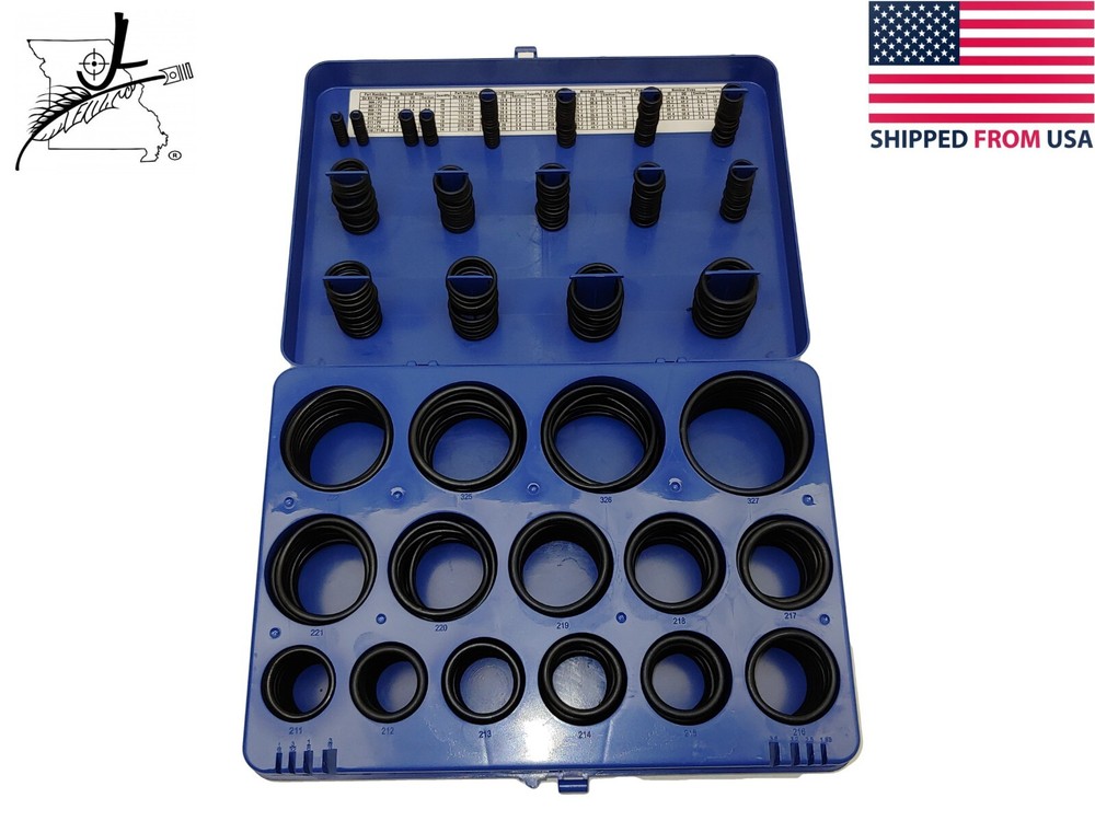 397 Metric O-Ring Assortment Set Assorted Sizes Orings 30 Different Sizes, Case