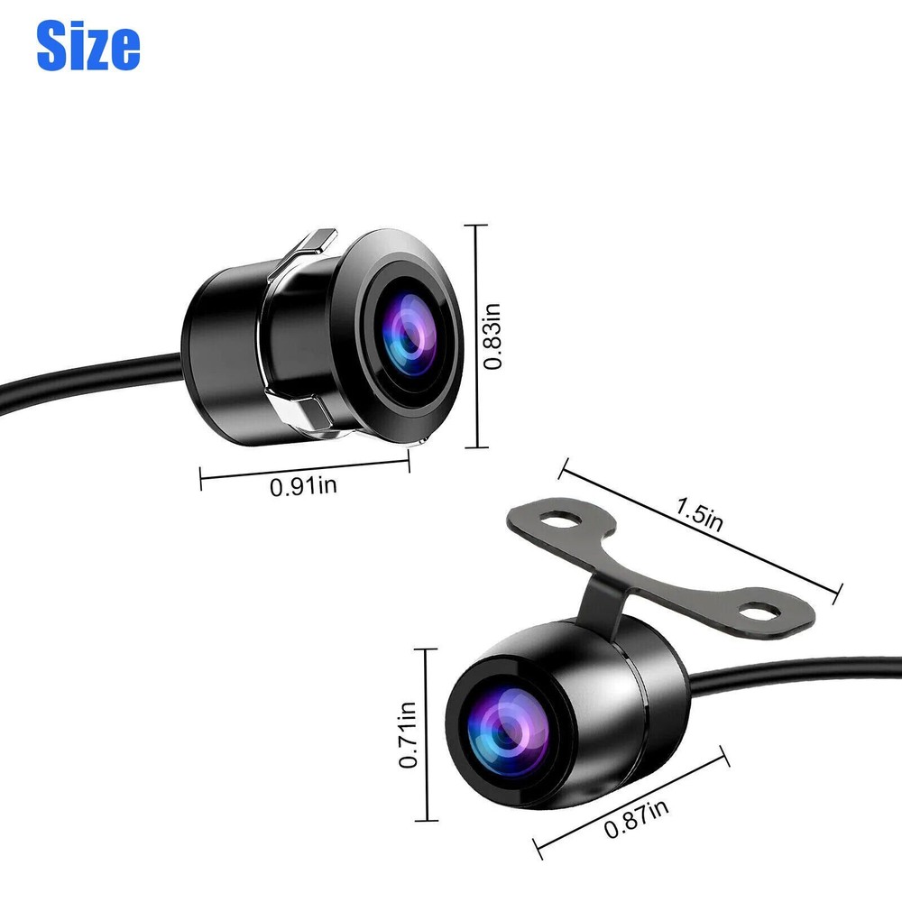 170° CMOS Car Front/Side/Rear View Reverse Backup Night Vision Parking Camera US