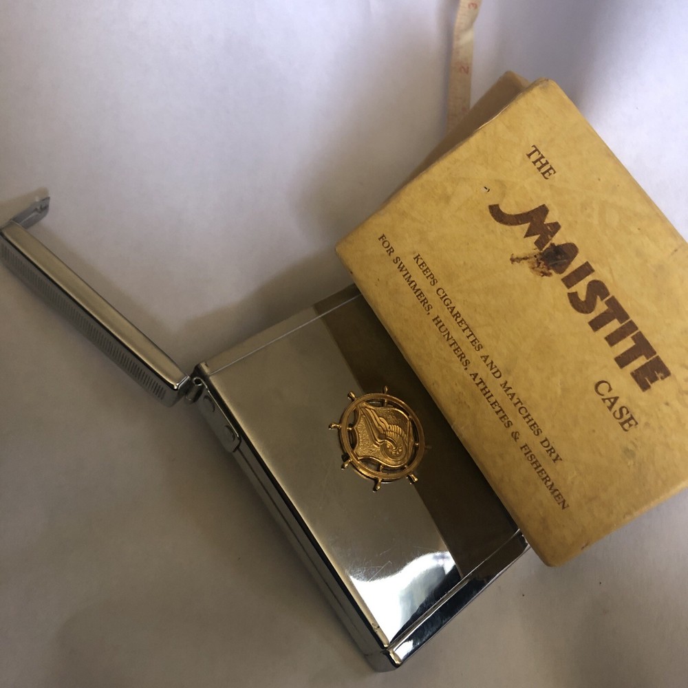 WWII USGI WW2 Transportation Corps cigarette Case Orig U.S. Army