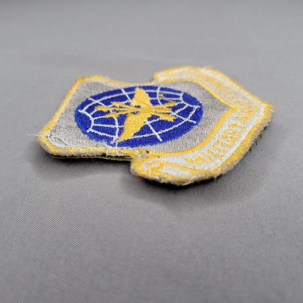 US Air Force Military Airlift Command Patch MAC AFB USAF Hook & Loop Embroidered