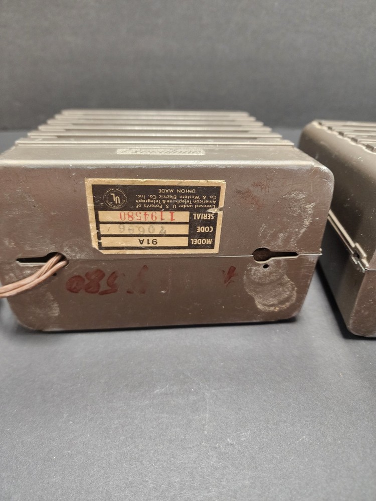 Vintage Executone Model 91A Intercom Speakers Bell System Untested