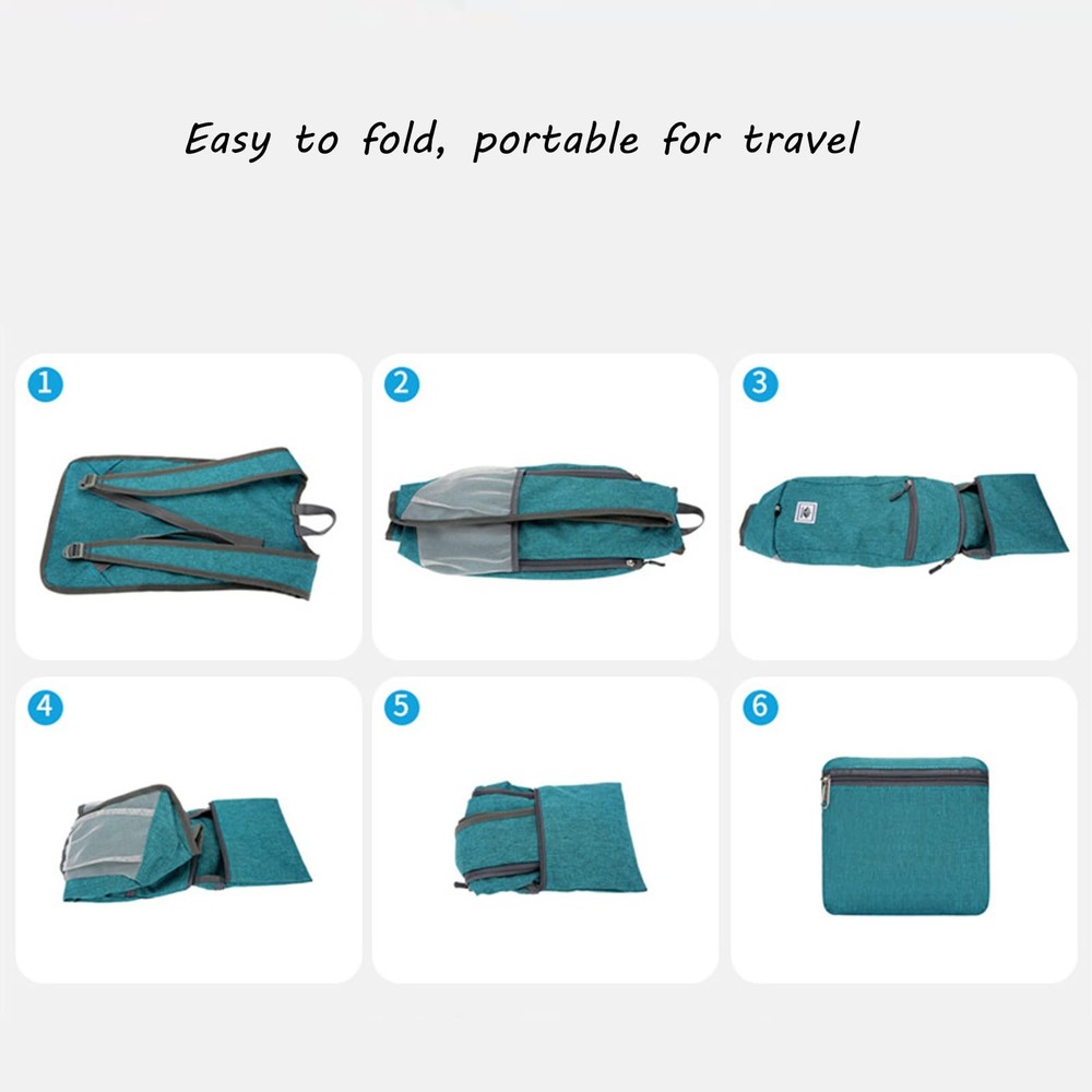 Hiking Backpack 15L Small Travel Backpack Lightweight Foldable Daypack Packab...