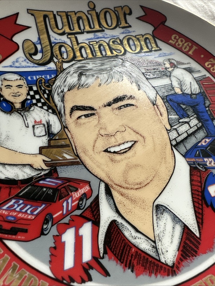 JUNIOR JOHNSON PLATE Numbered 103 Of 5000