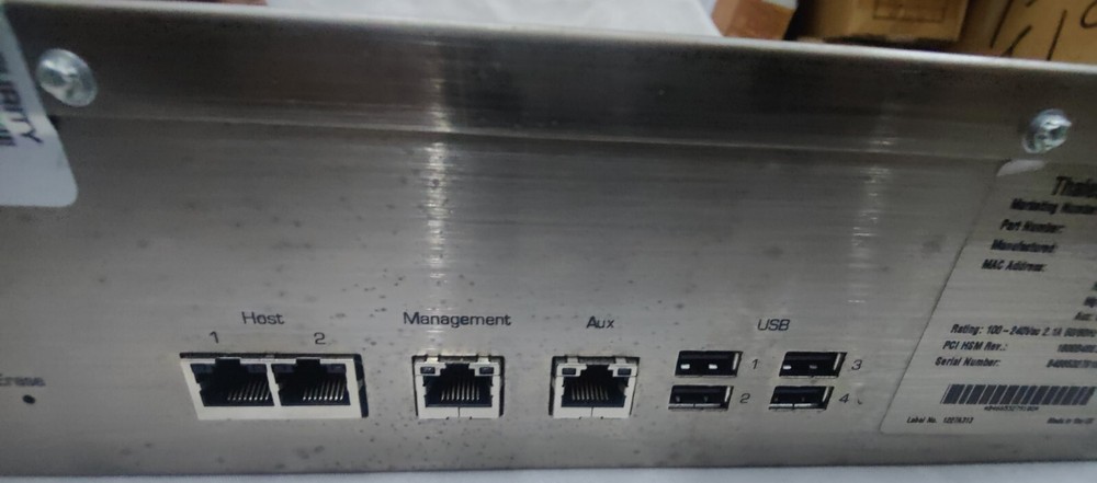 Thales E-Security HSM9-12S Payshield 9000
