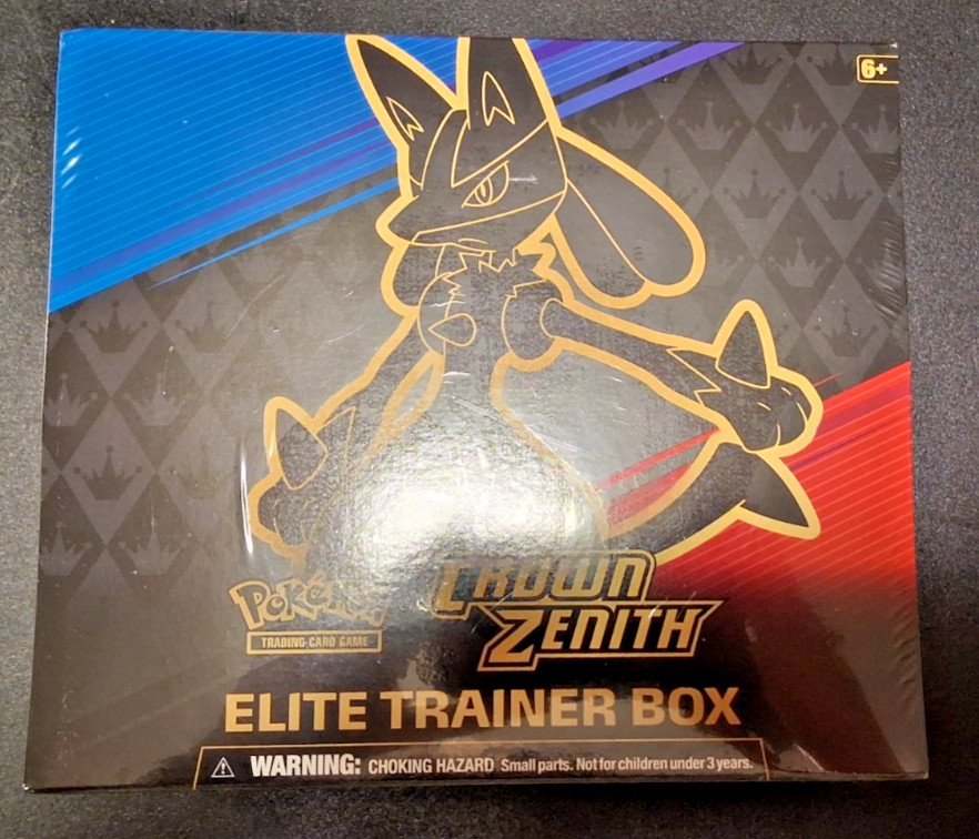 Crown Zenith ETB Sealed Elite Trainer Box Pokemon Sword & Shield 2023