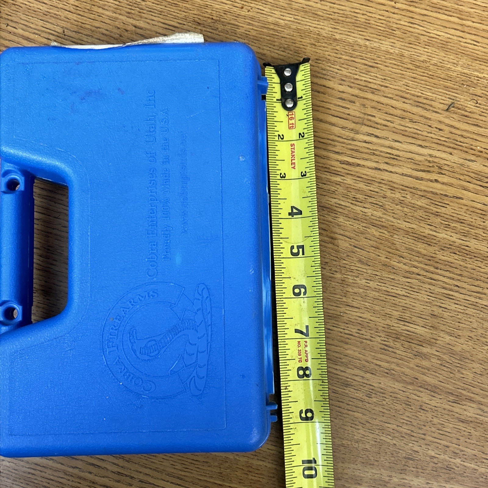 Cobra Derringer Blue Plastic Box Pistol & Manual Paperwork