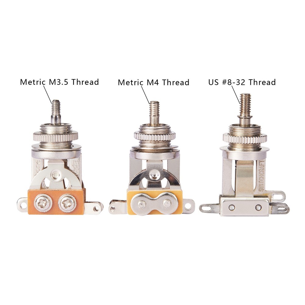 Metric/USA Thread Pickup Selector Toggle Switch Tips Switch Knob Cap for Gretsch