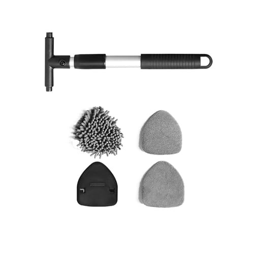 Car Windshield Cleaner, Microfiber Vehicles Window Cleaning Tool with Triangle