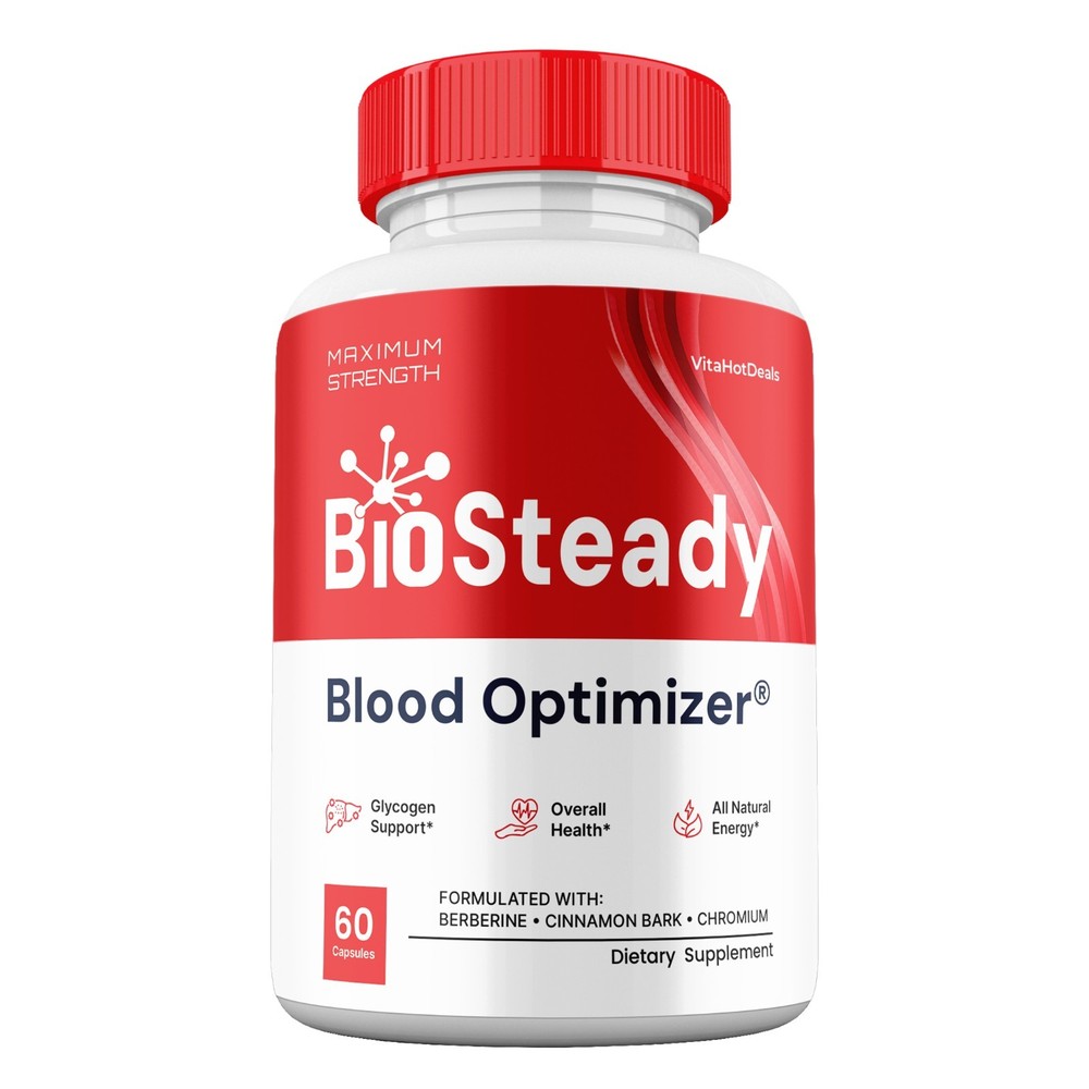 Bio Steady Capsules, Max Strength Formula, BioSteady Supplement (2 pack)
