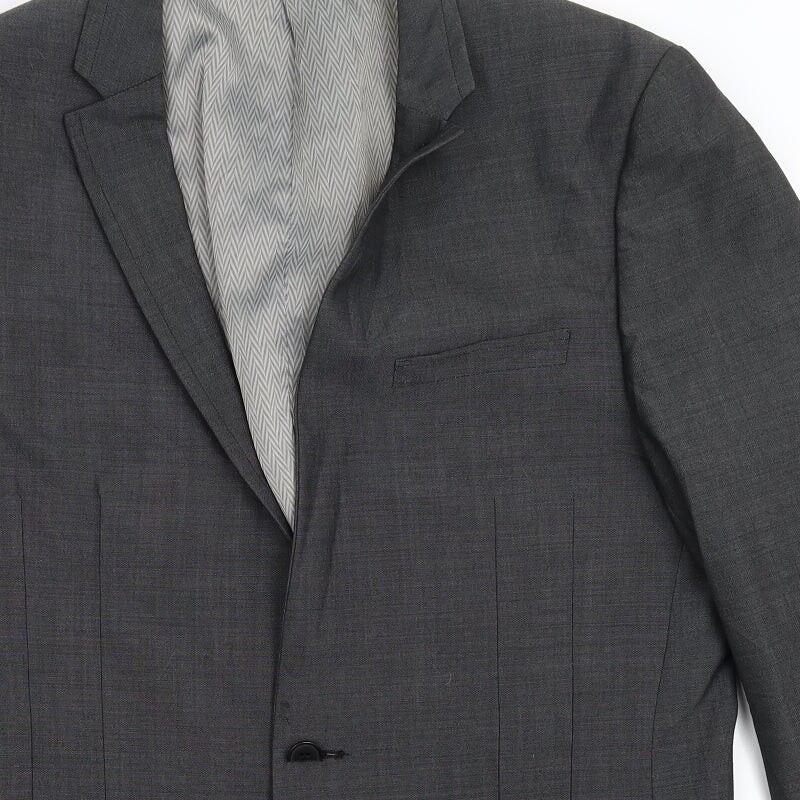 NEXT Mens Grey Wool Blend Suit Jacket Size 40