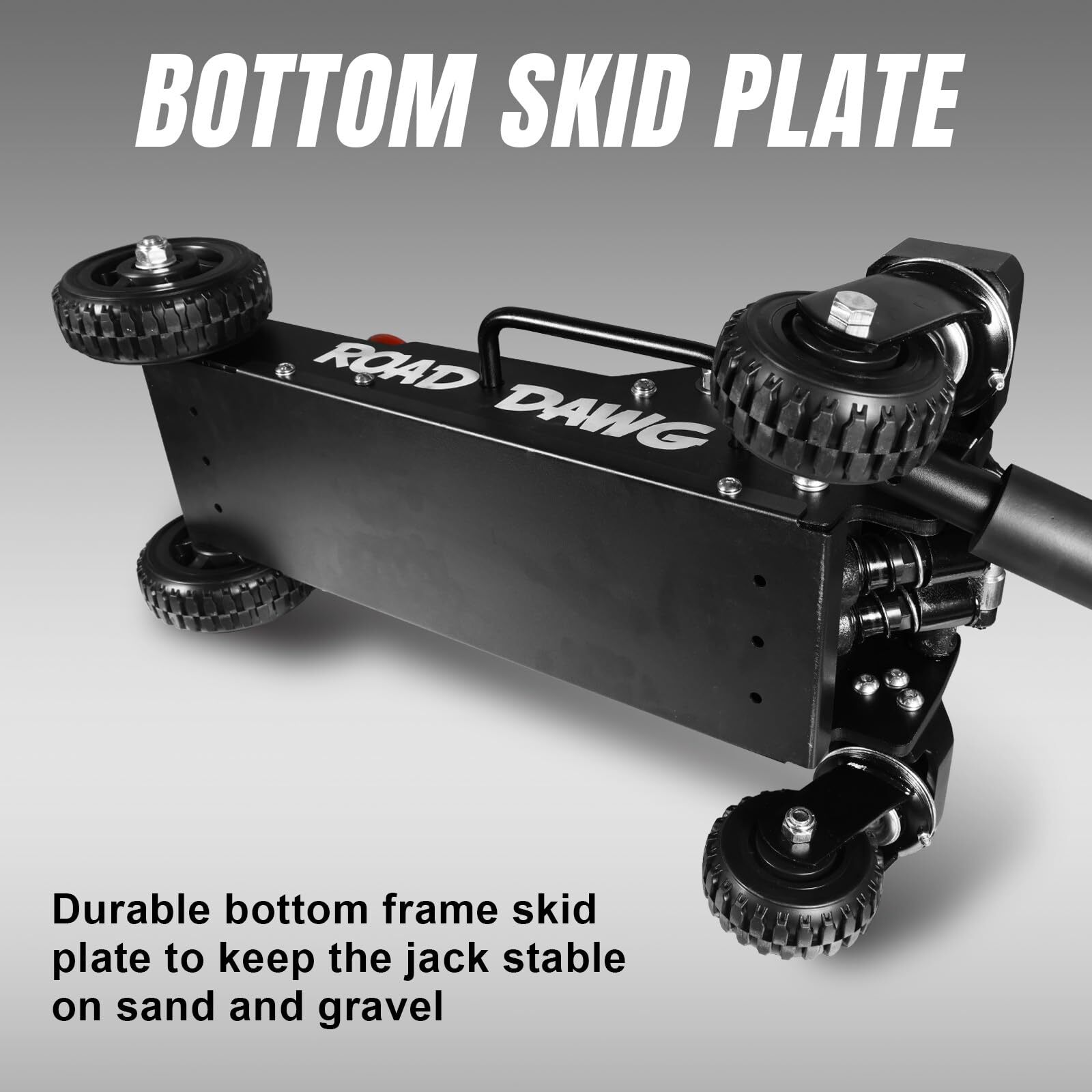 ROAD DAWG Big Wheel Off-Road Jack,Aluminum and Steel Racing Floor, 3 Ton Jack