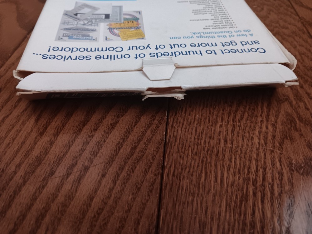 Commodore 64 Quantumlink Manuals Inserts Box Only NO SOFTWARE