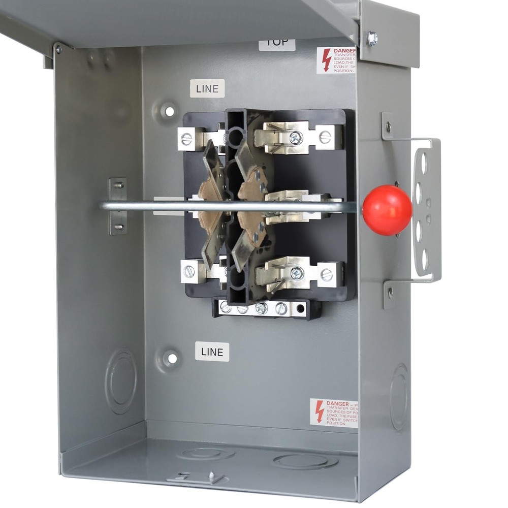 100A Manual Transfer Switch for Generator, Generator Transfer...