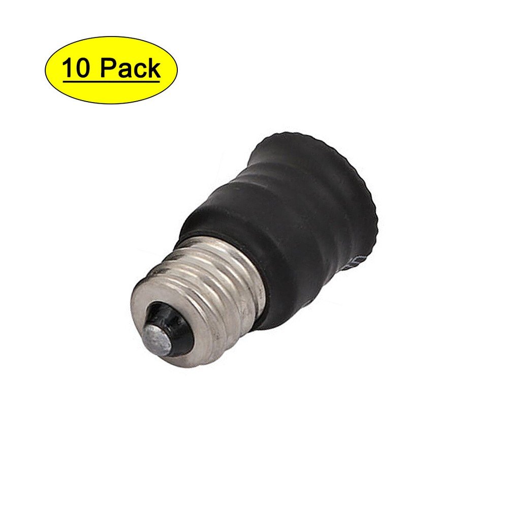 10pcs E12 TO E14 BASE LED BULB LAMP LIGHT SCREW HOLDER ADAPTERS SOCKET CONVERTER