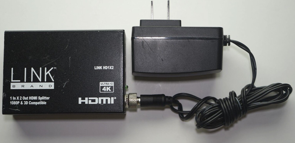 LINK HD1X2 HDMI SPLITTER 1080P & 3D COMPATIBLE
