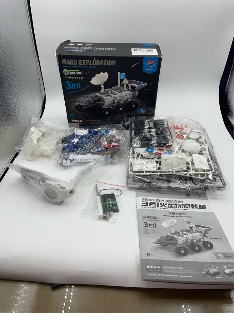Mars Exploration Kit STEM 3 In 1 Solar Powered No 2067 NEW