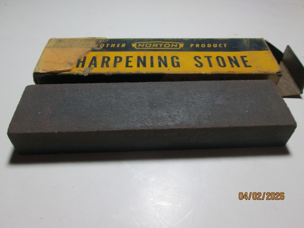 NORTON BEHR MANNING SHARPENING STONE.