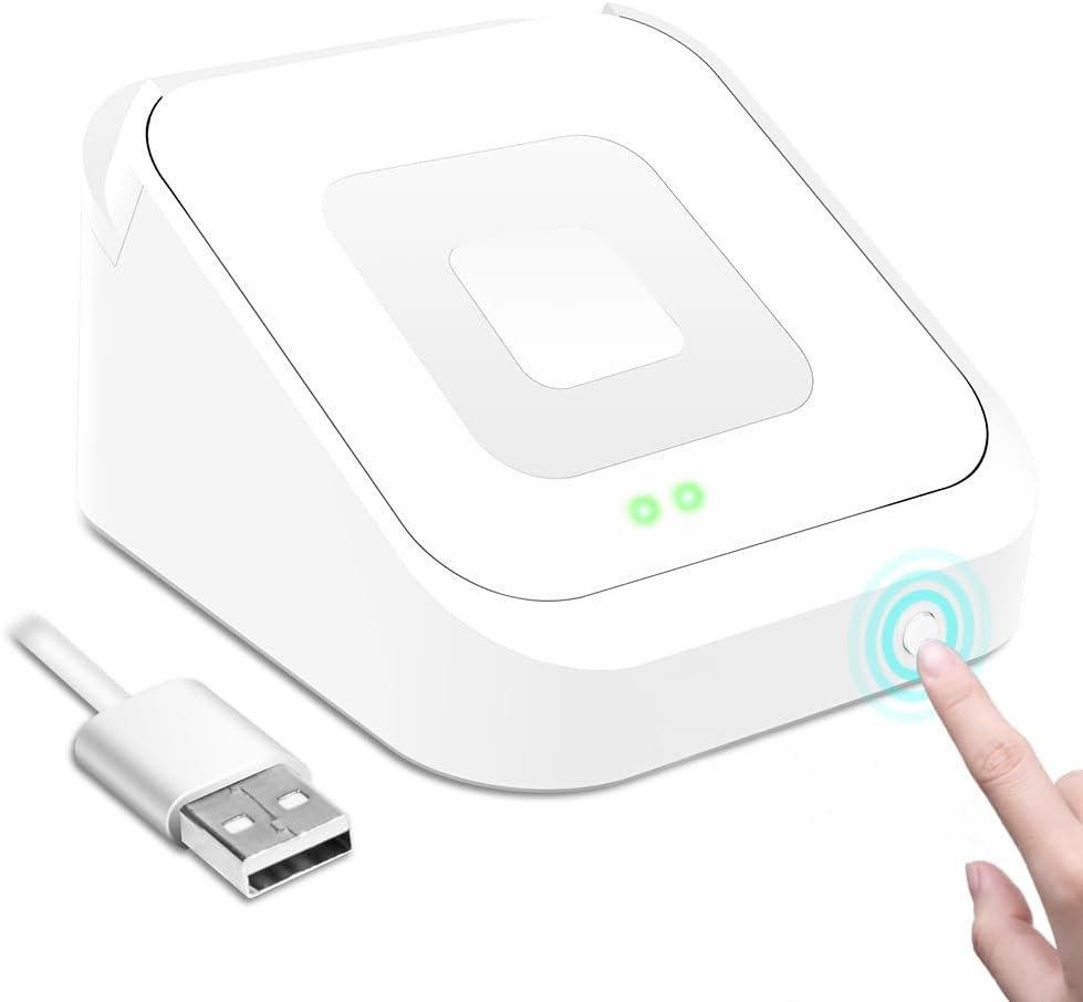 Dock Compatible with Square Reader 2nd Generation, USB Docking Station, White