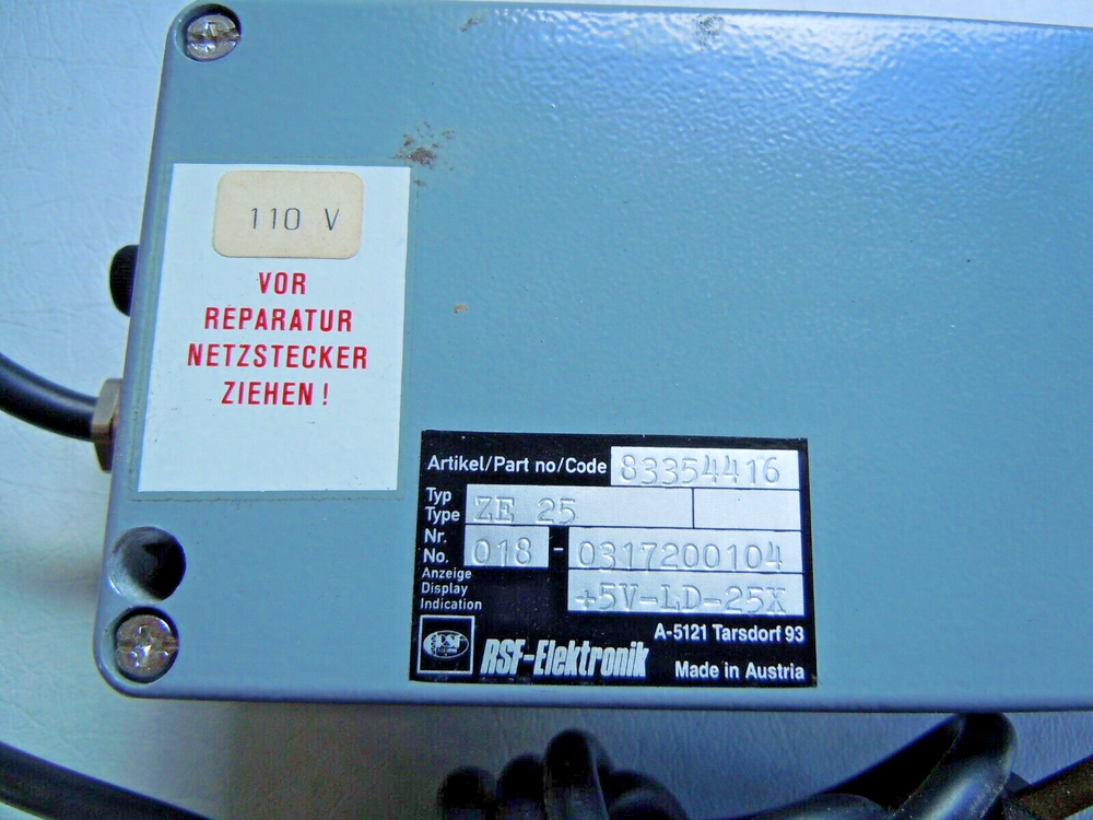 RSF-ELEKTRONIK 83354416 ENCODER 120V