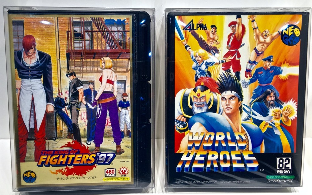 1 Box Protector For NEO GEO AES Game Boxes Standard / Clamshell Read! Custom