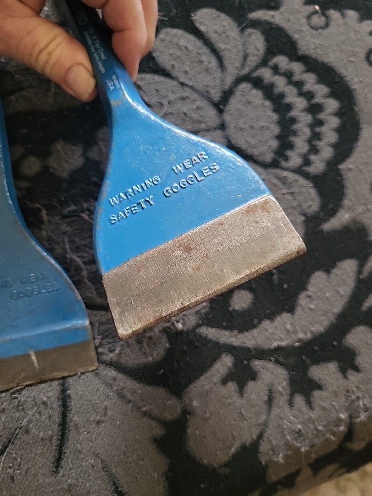Two DASCO PRO 473 Floor Chisel,3 In. x 11 In.