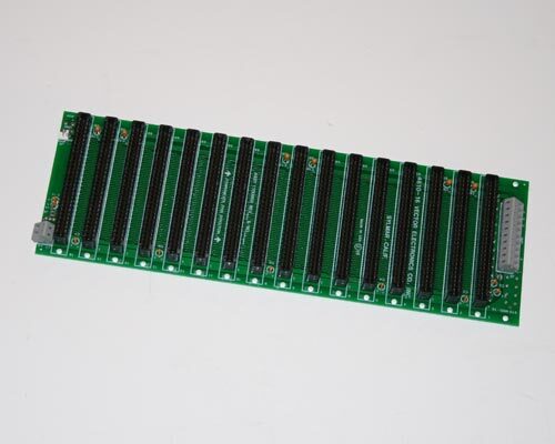 4610-16-1A Vector Backplane 3U 16 Channel Standard Bus 0.750" (19.05mm) Connecto