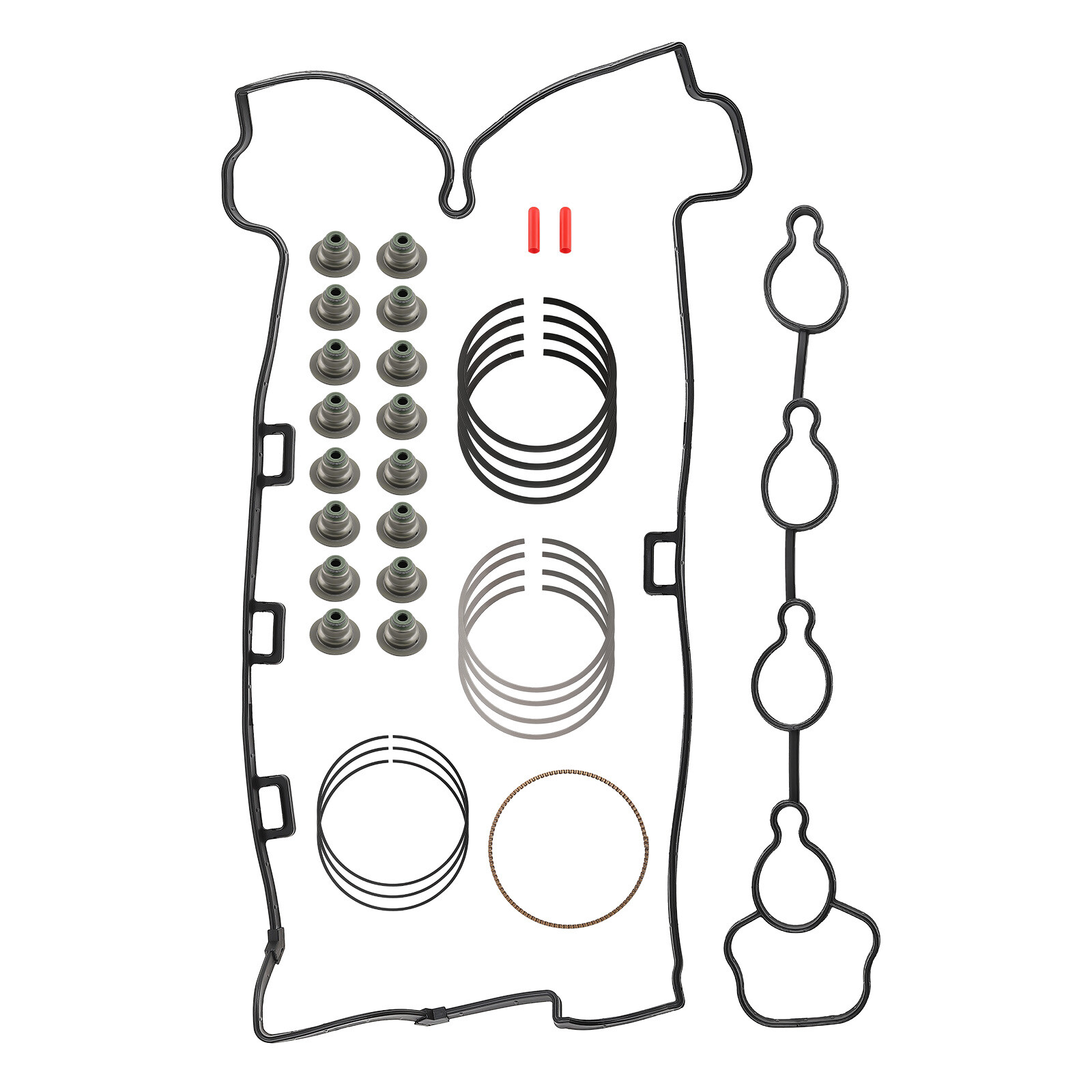Engine Overhaul Rebuild Kit for Chevrolet Equinox Buick Verano GMC 2.4L 10-17