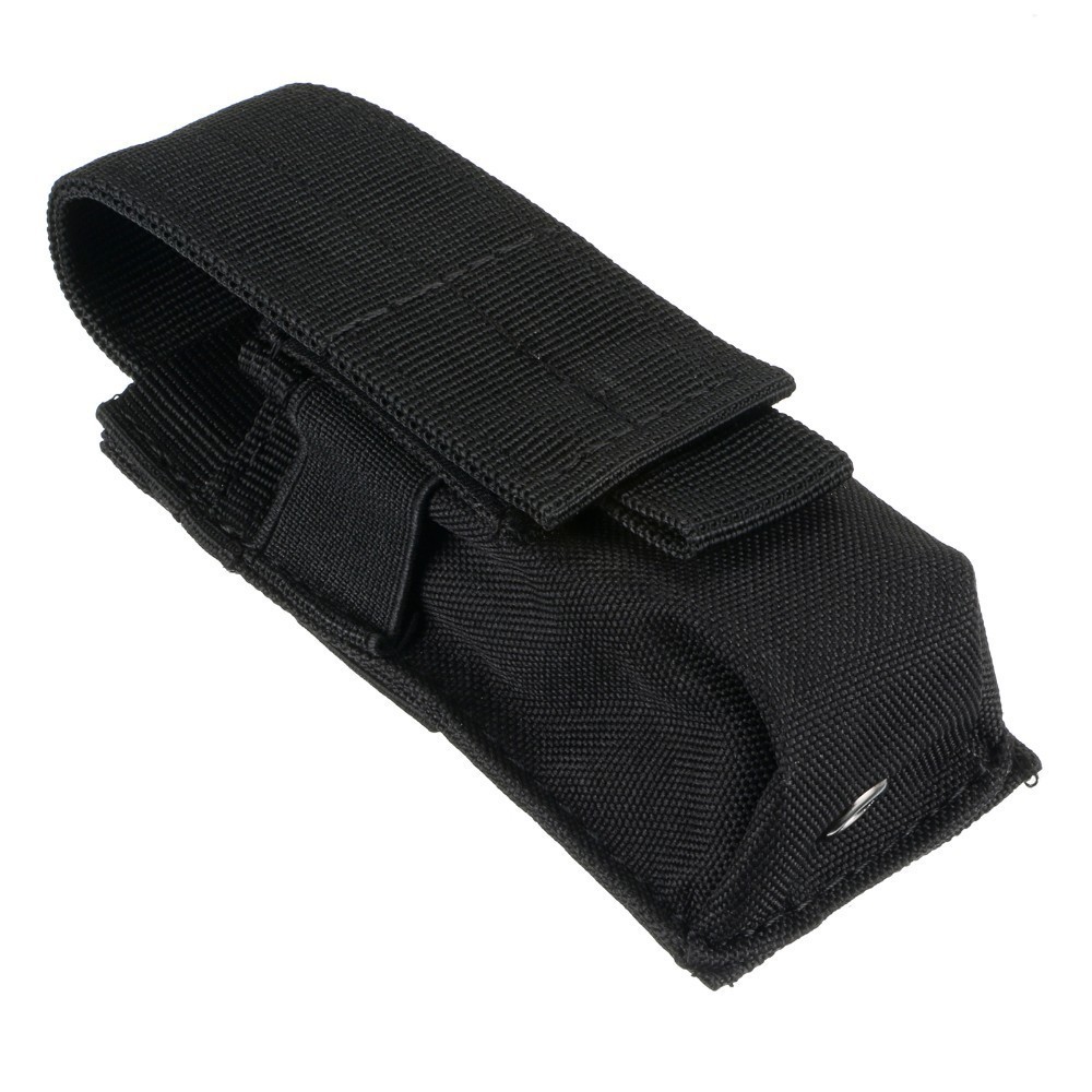 Tactical Molle Flashlight Storage Holder Holster Pouch Torch Carrying Case E