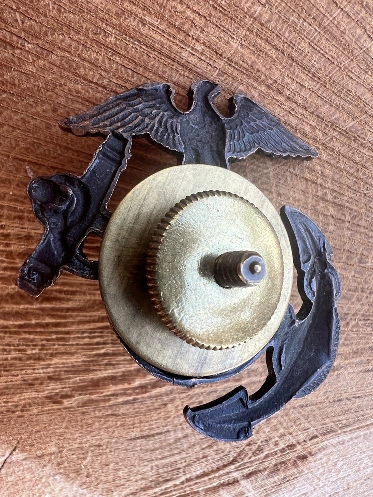 Pattern 1920 Service Enlisted Cap EGA Emblem USMC.