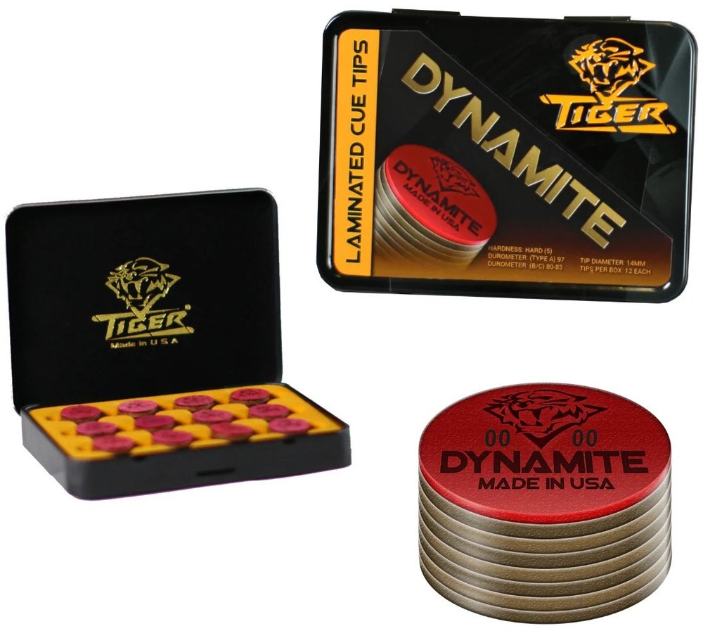 Tiger Dynamite Cue Tip Hard - Darren Appleton Edition
