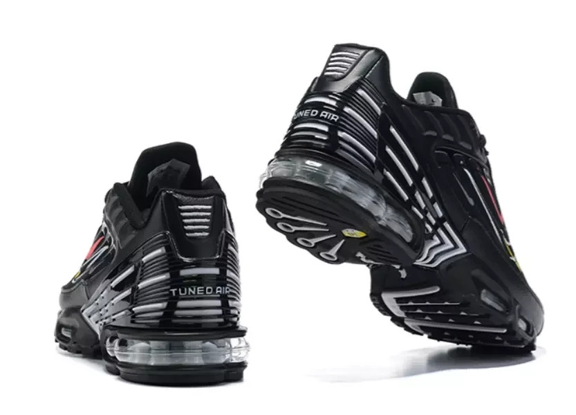 US Nike Air Max TN Plus 3 Men Shoe Running Sneaker Trainer / Black Yellow Red