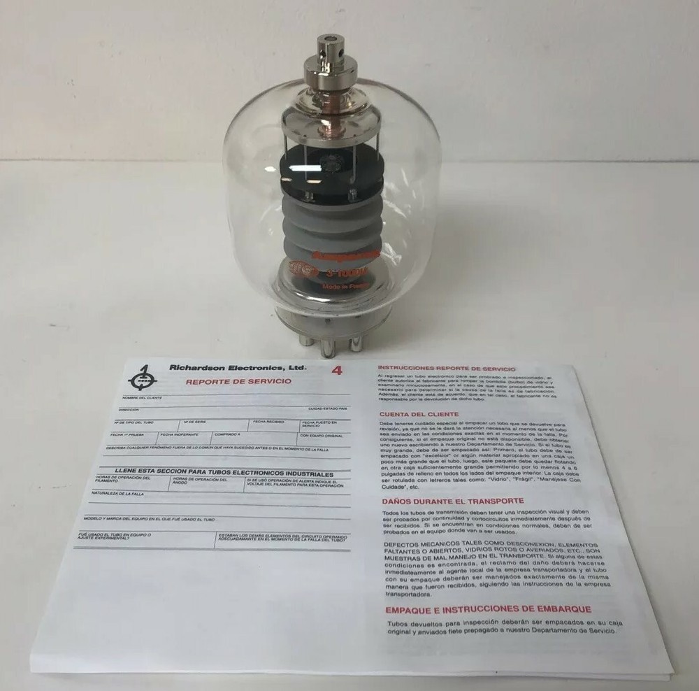 Amperex 3-1000H New, Fast Shipping, Warranty!