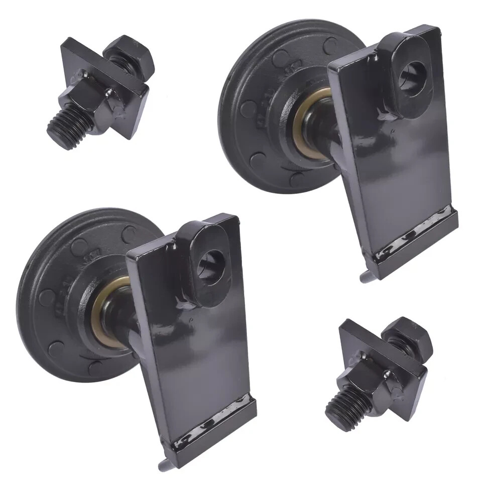 8 x 6.5 Lug 8000LB Superior Shipping Container Wheels, Bolt-on Spindle Kit new