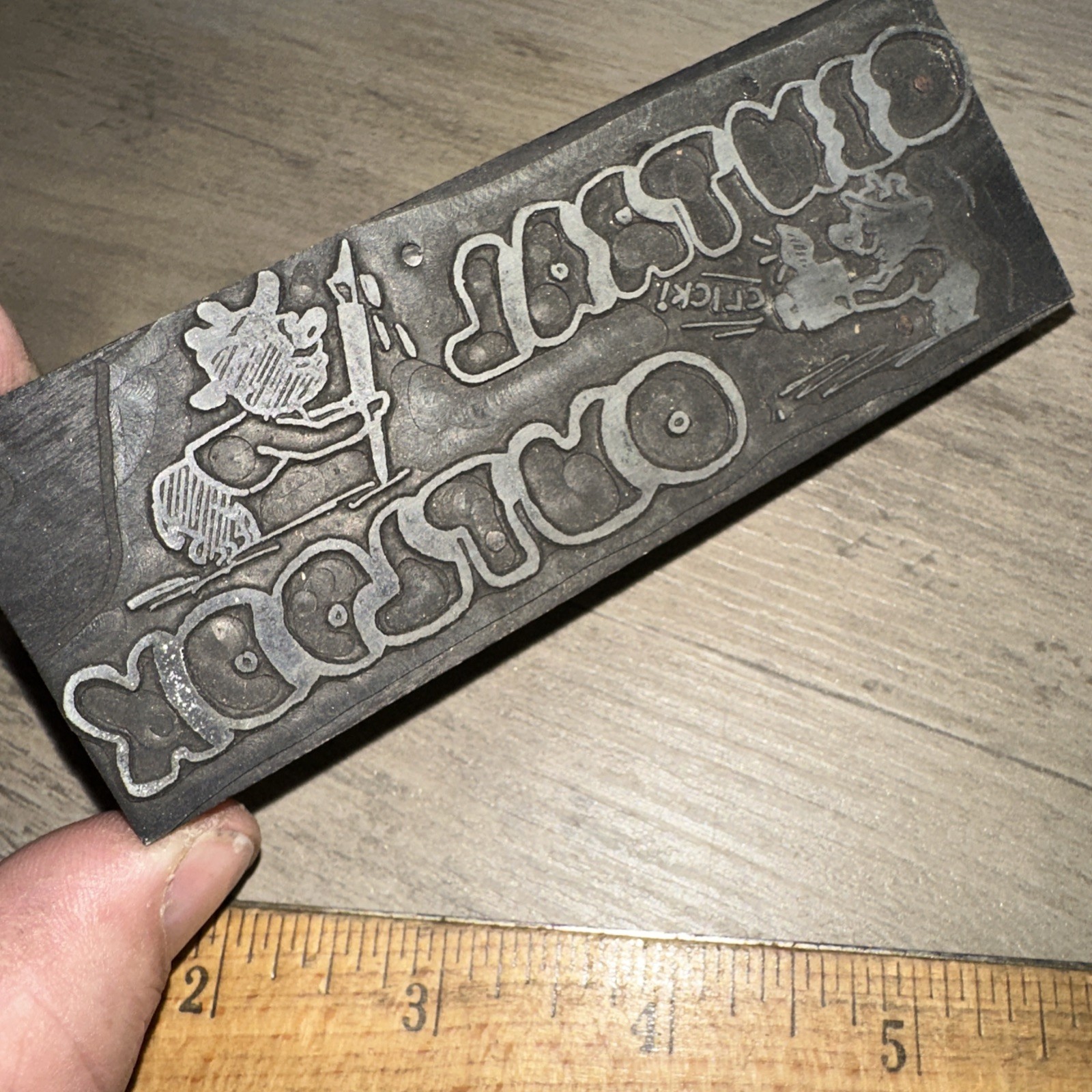 Printing Block “ Central Outlook, Artist And Photographer “ Ad??￼