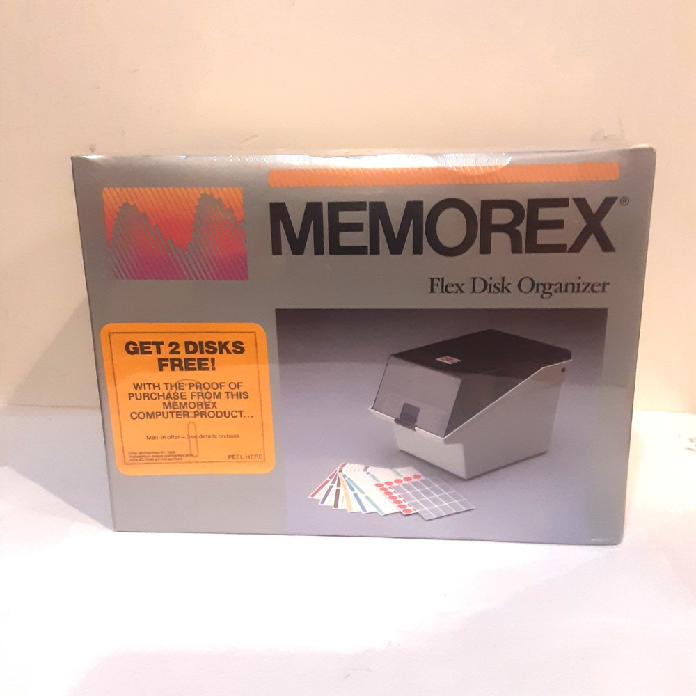 MEMOREX FLEX DISK ORGANIZER SEALED NEW