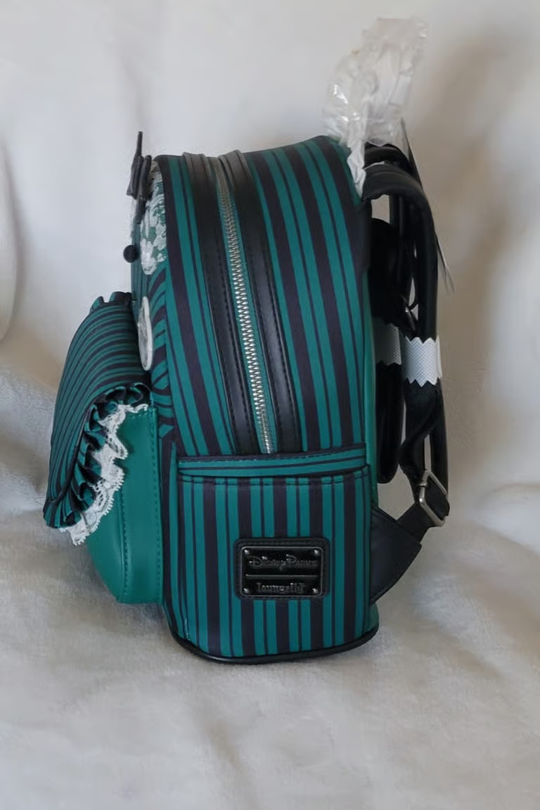 Disney Parks Haunted Mansion Ghost Host Tag Mini Backpack Loungefly